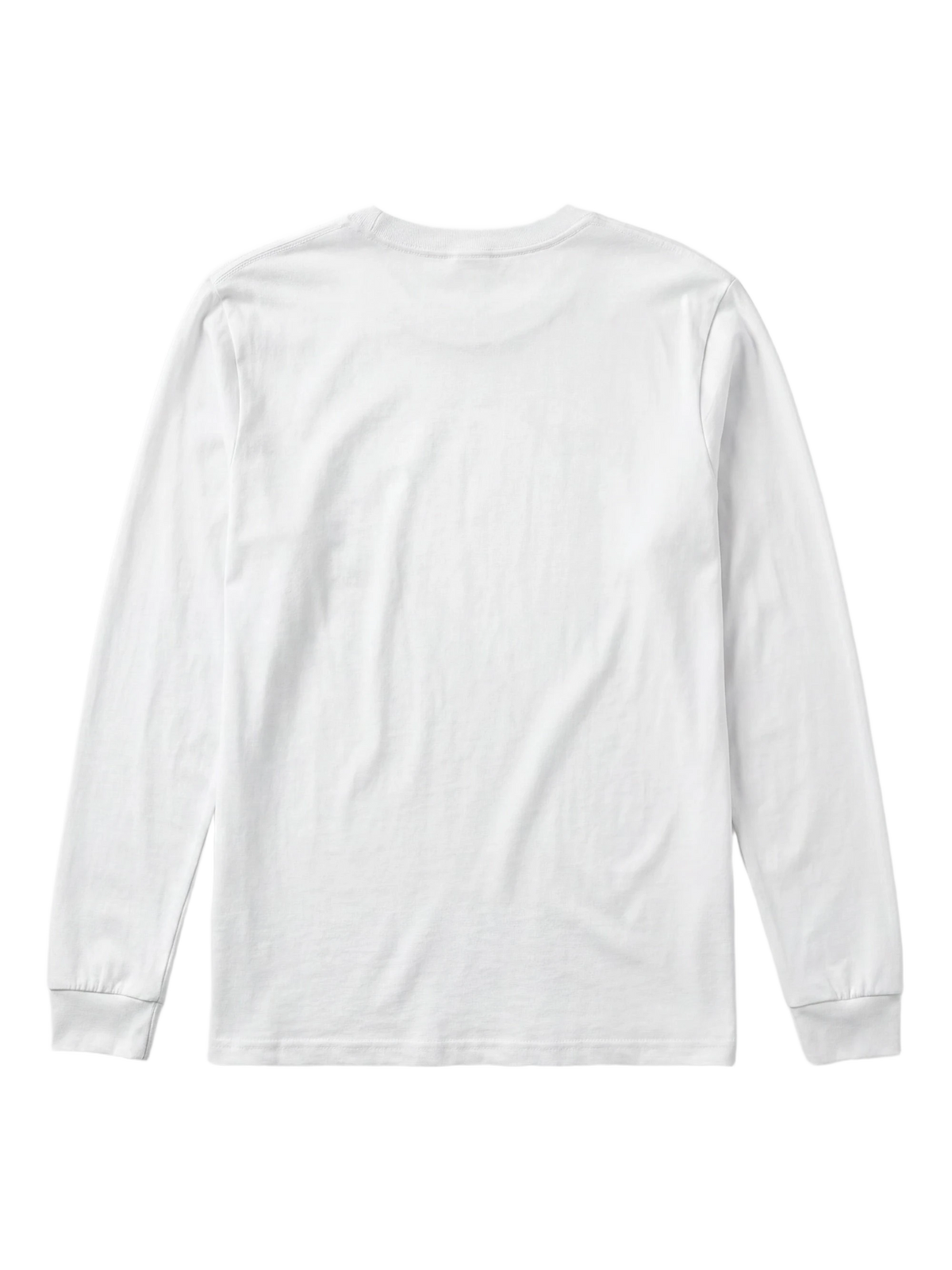 Heimweh Long Sleeve in white, men's cut, flat lay