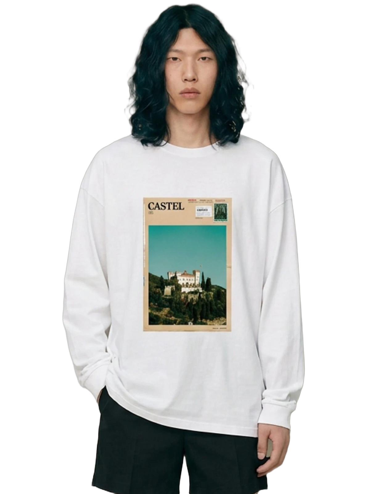 Heimweh Long Sleeve in white, men's cut