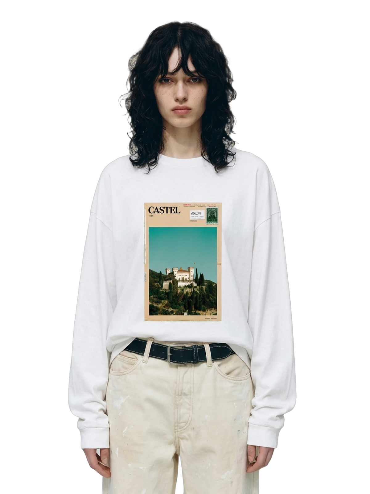 Heimweh Long Sleeve in white, women's cut