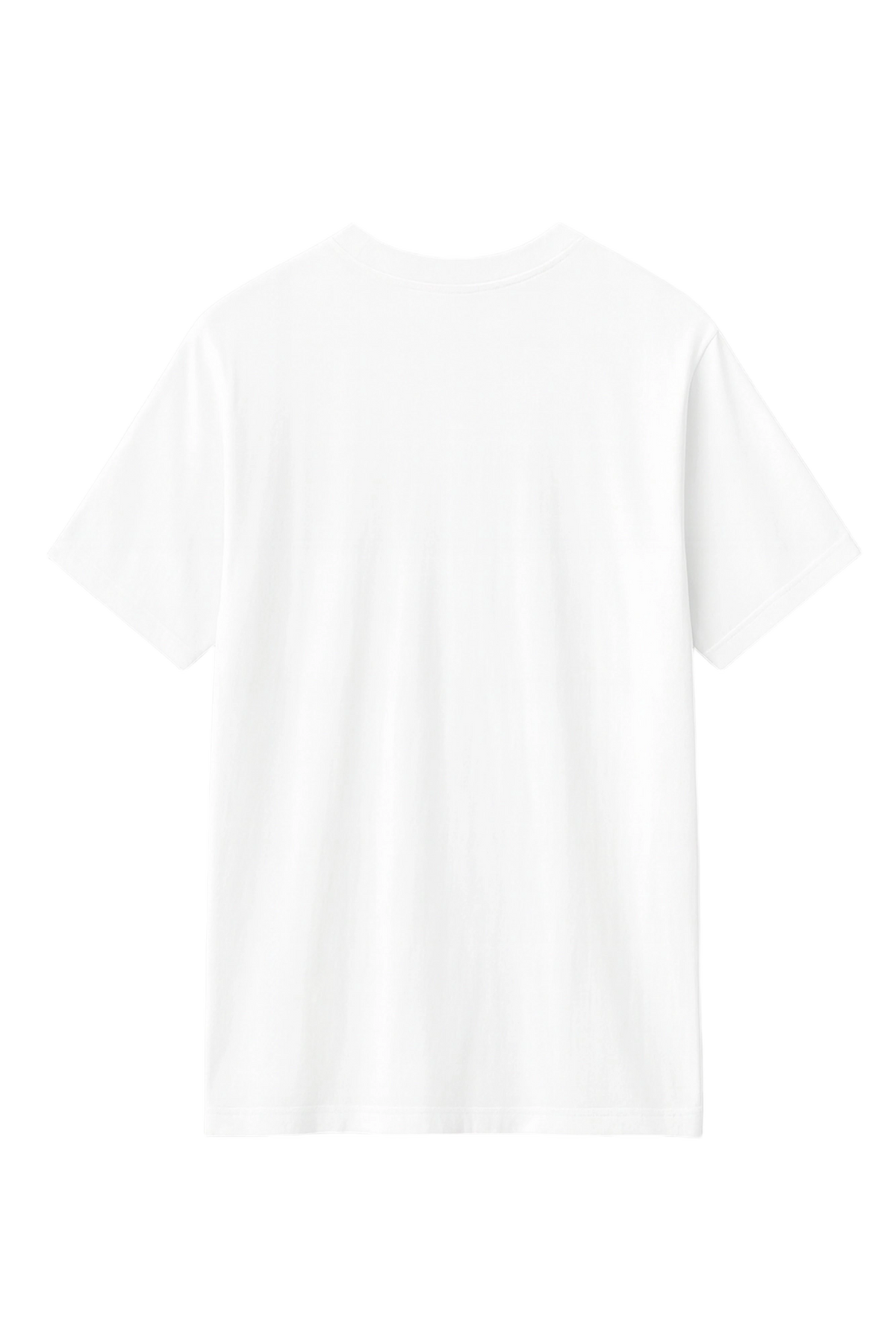 Incognito Tee in white, women's cut, flat lay