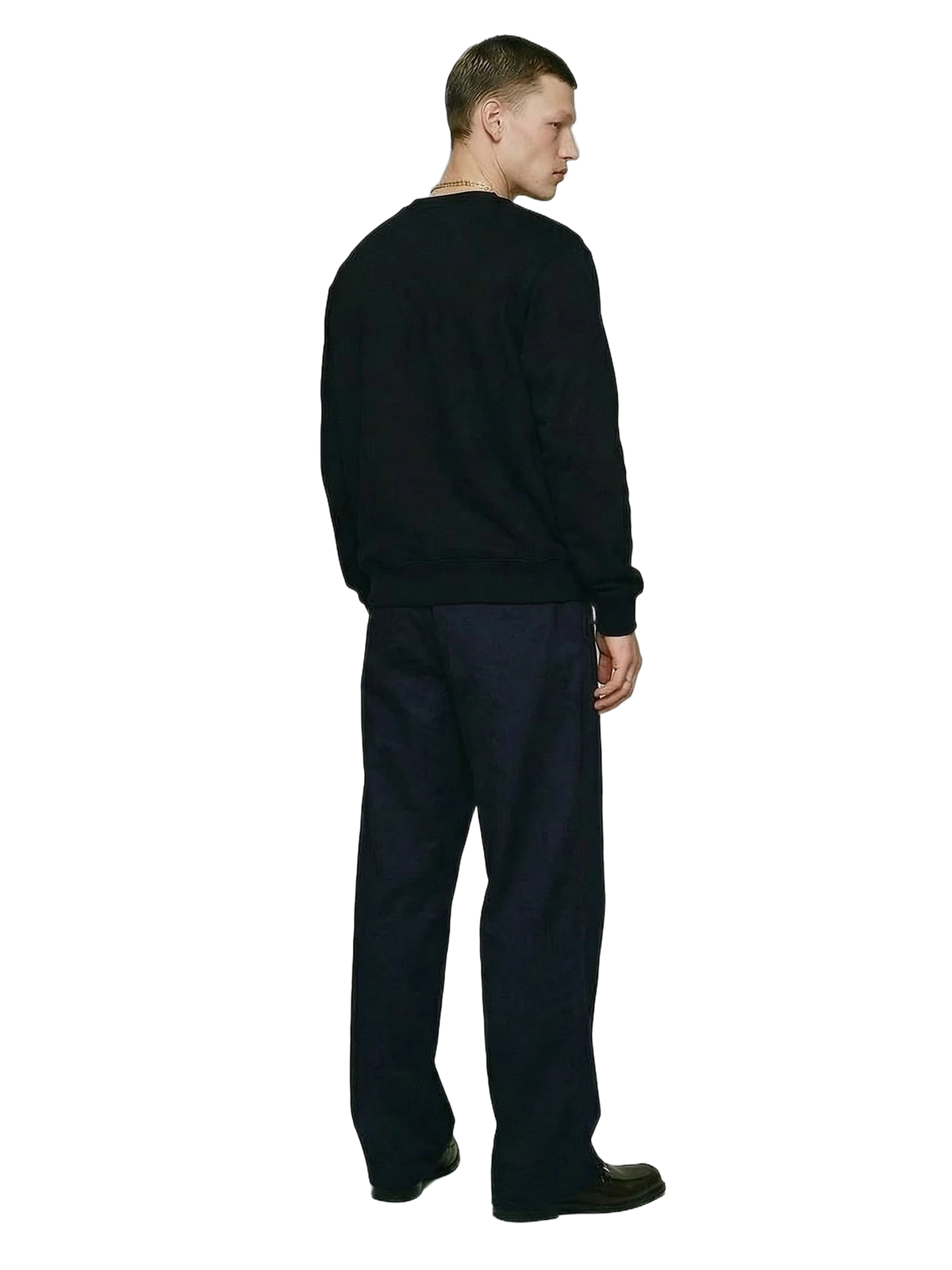 Incognito Crewneck in black, men's cut