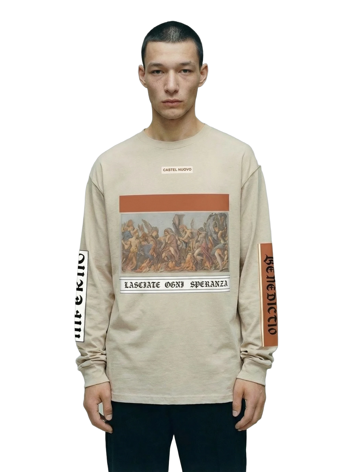 Inferno Longsleeve in natural, men's cut