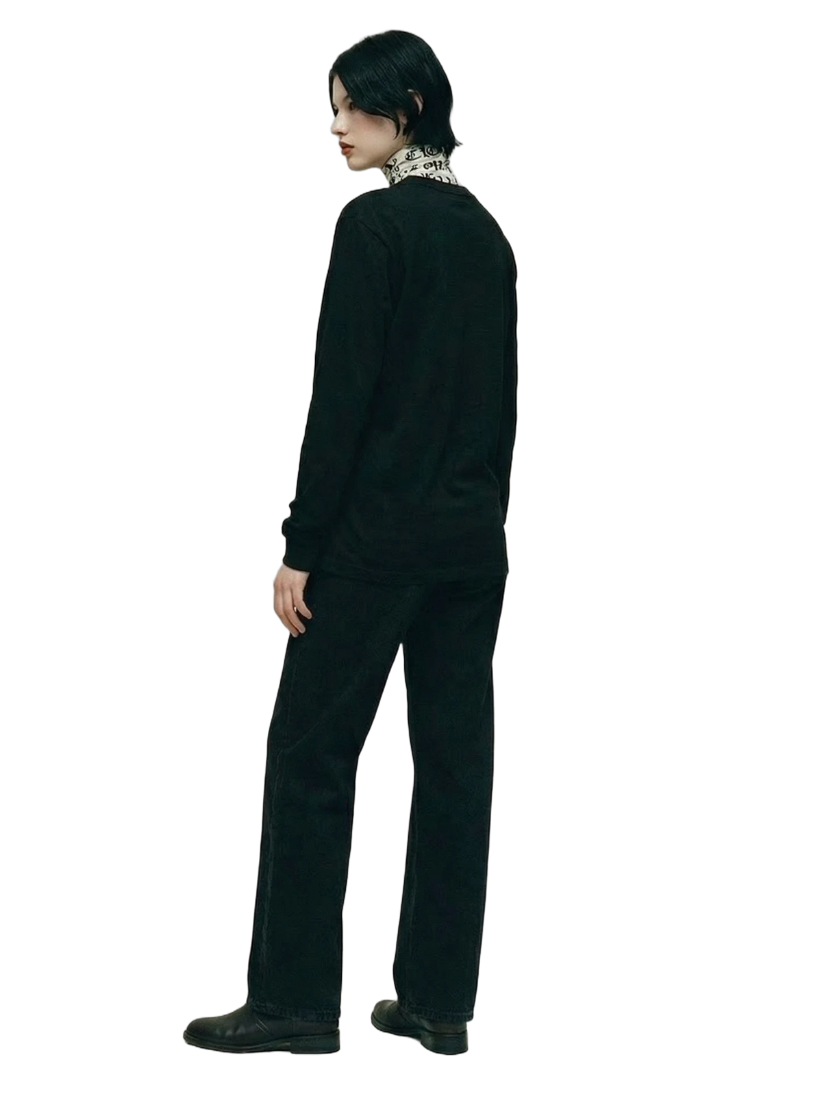 Inferno Longsleeve in black, women's cut