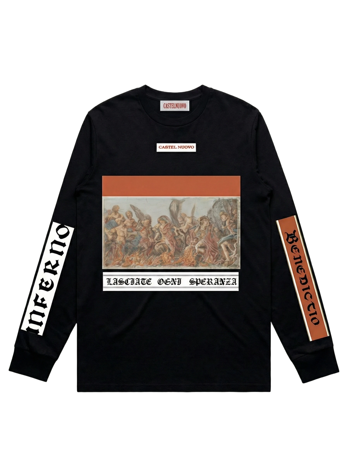 Inferno Longsleeve in black, women's cut