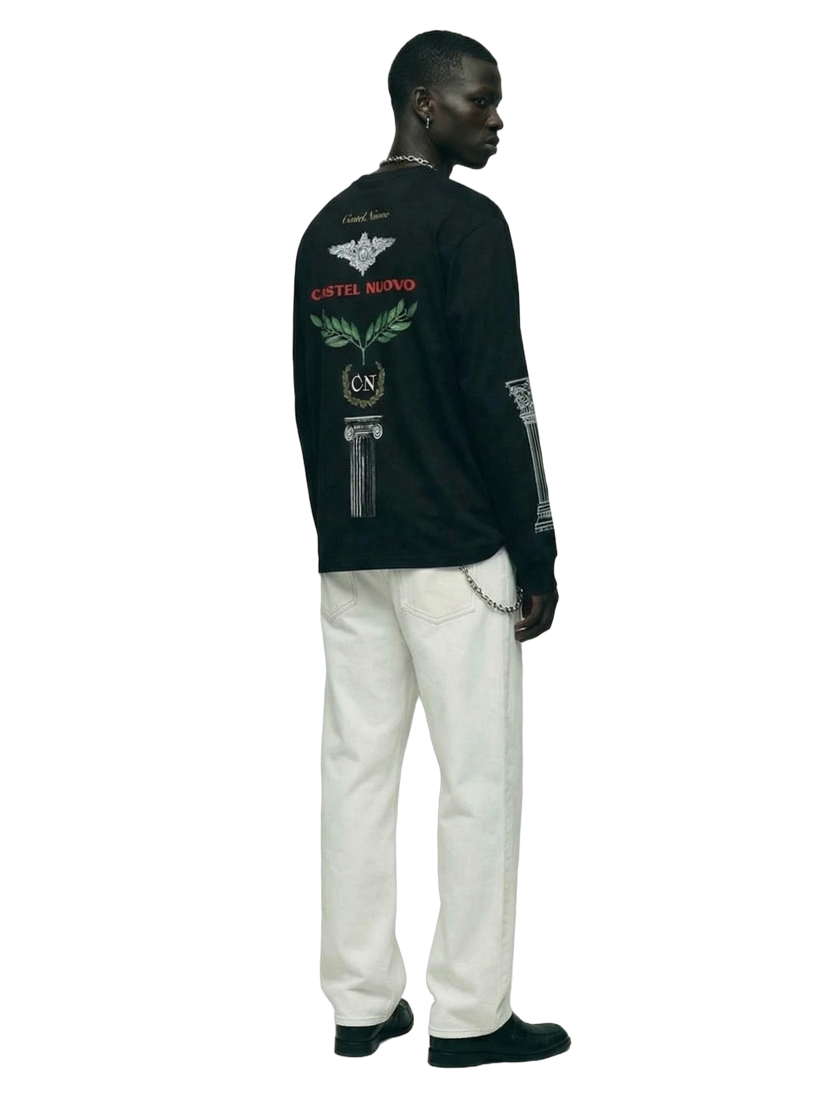 Insignia Longsleeve in black, men's cut