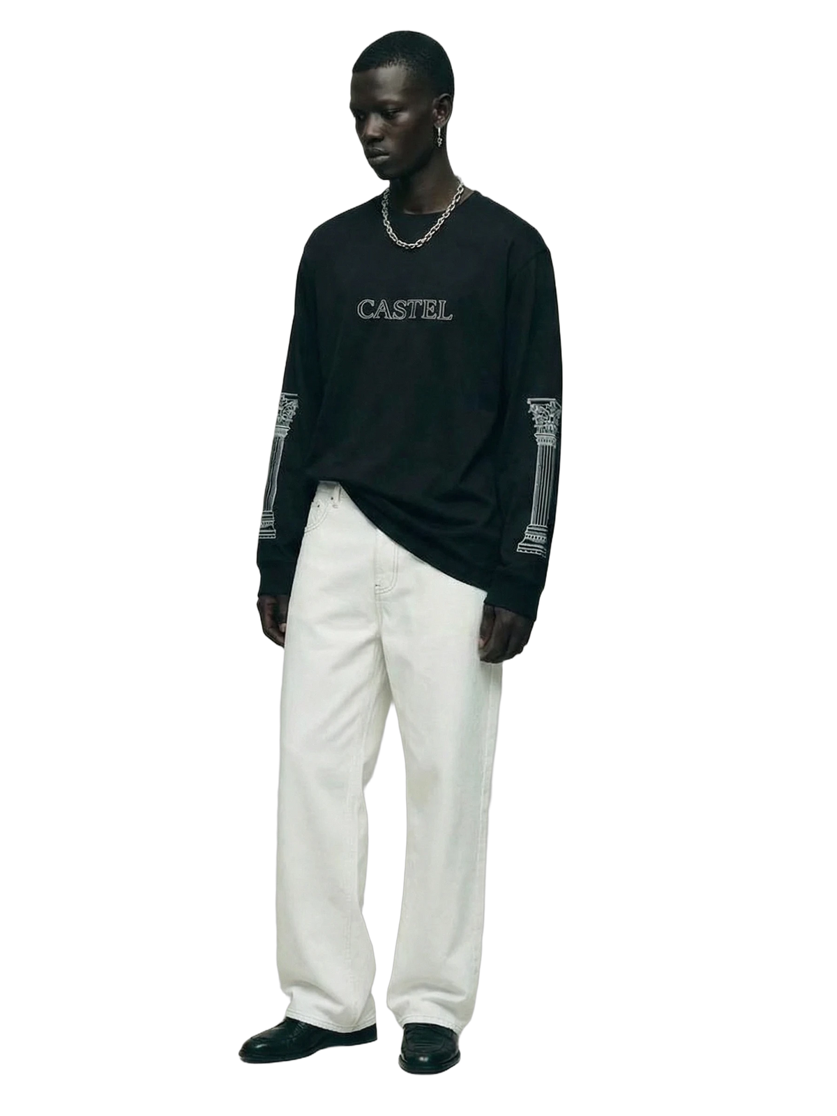 Insignia Longsleeve in black, men's cut