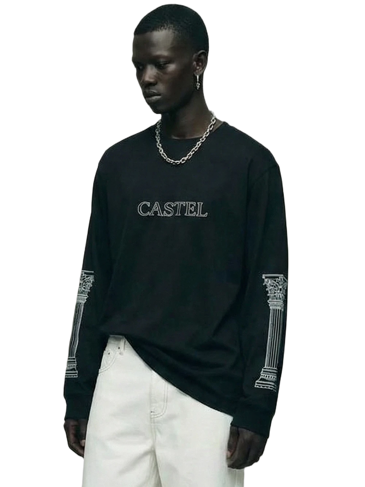 Insignia Longsleeve in black, men's cut
