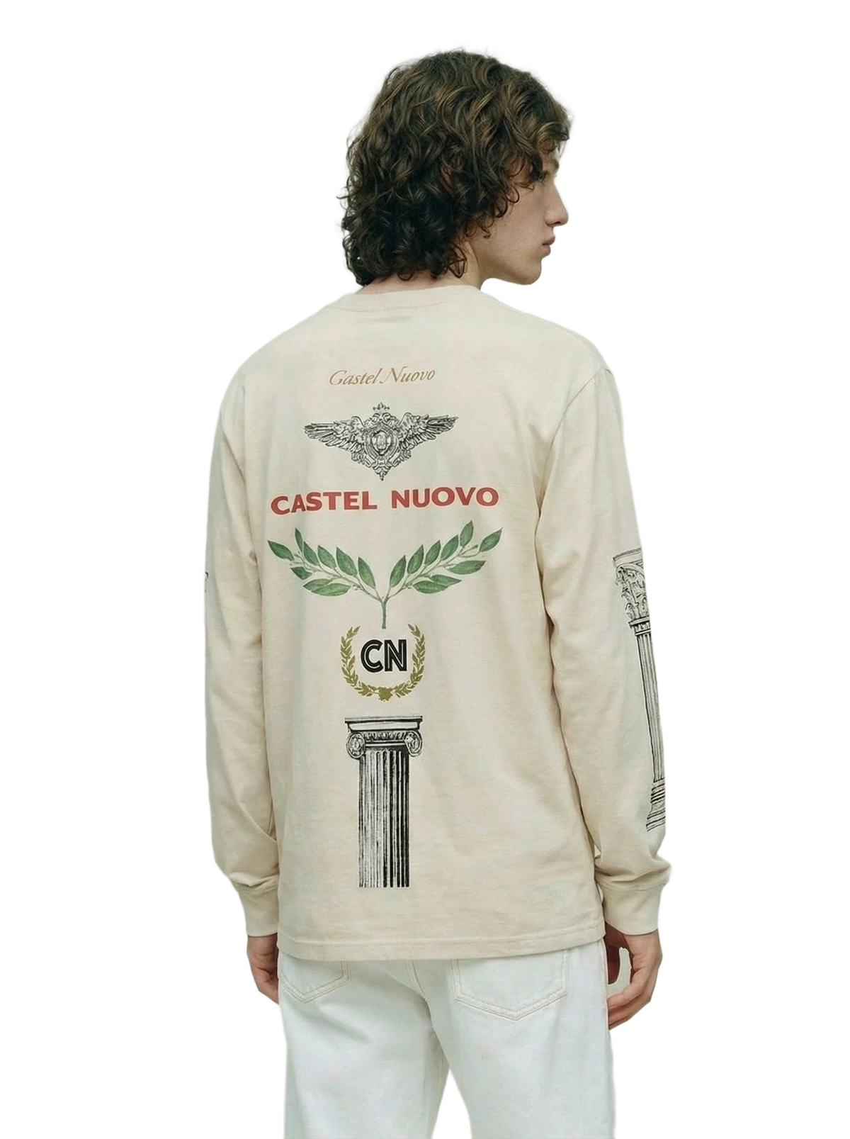 Insignia Longsleeve in natural, men's cut