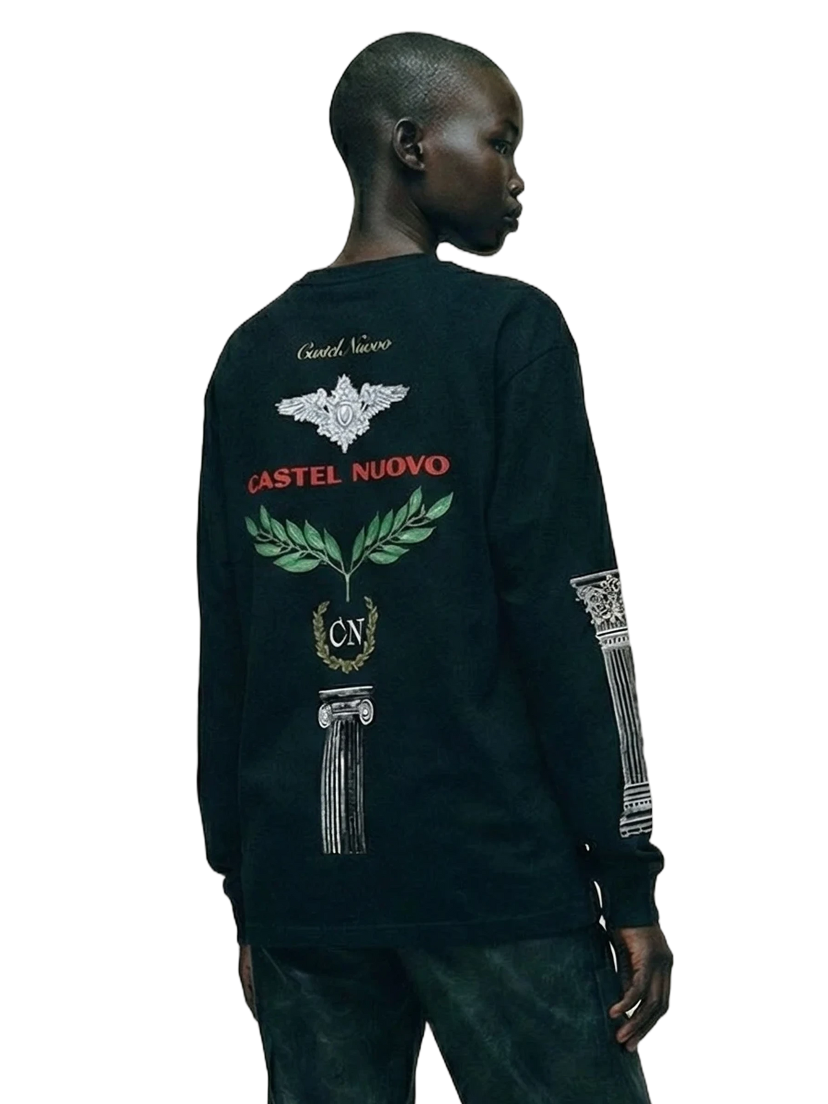 Insignia Longsleeve in black, women's cut
