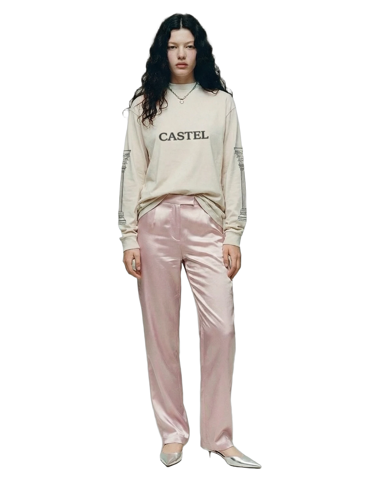 Insignia Longsleeve in natural, women's cut