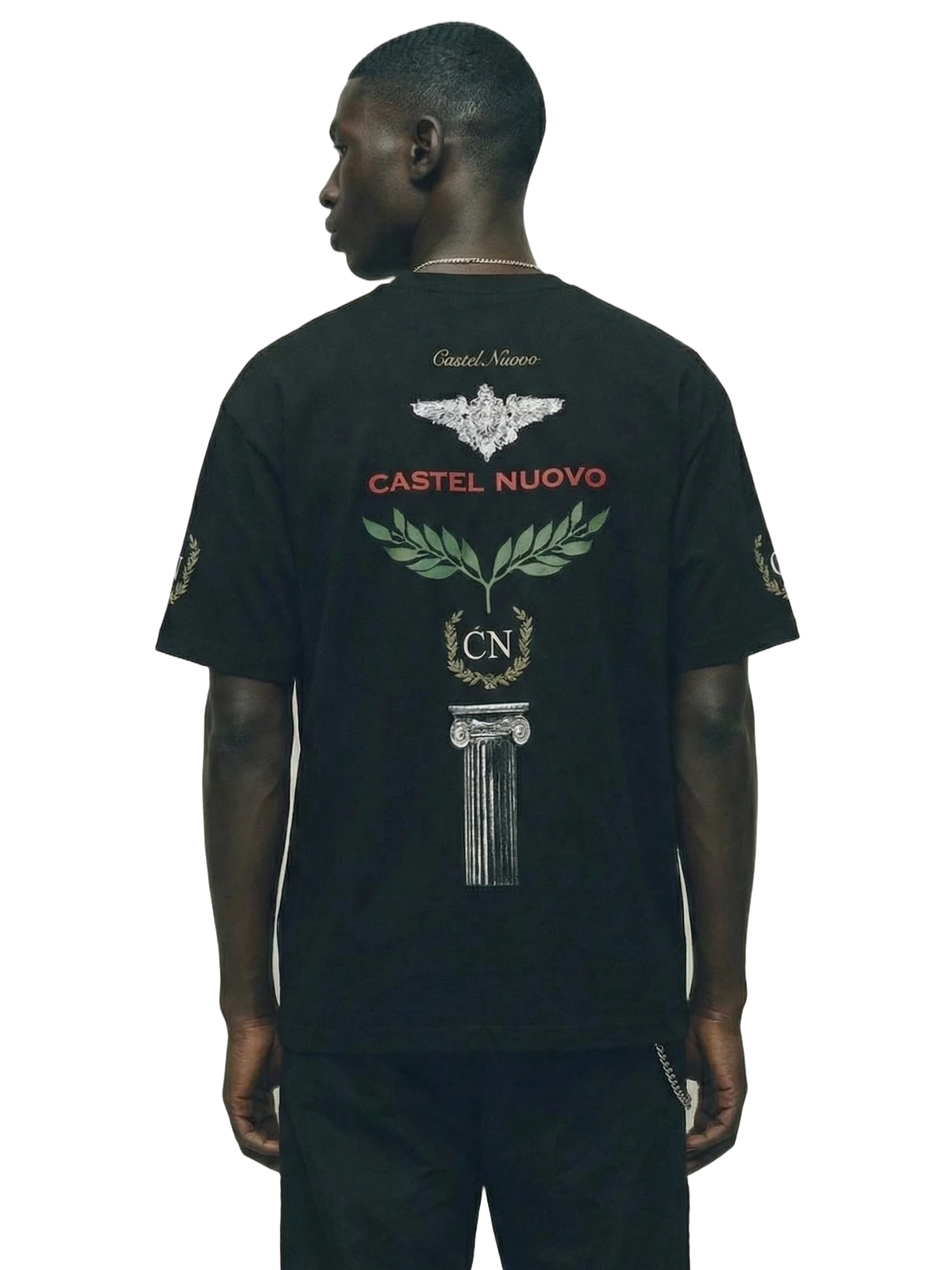 Insignia Tee in black, men's cut