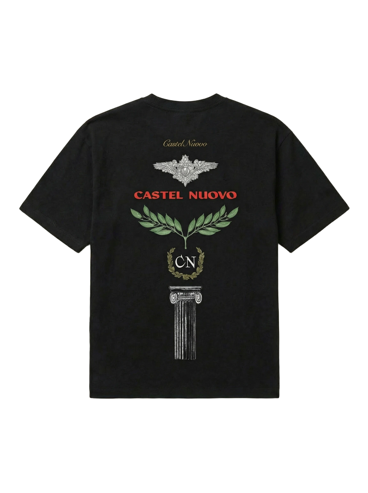 Insignia Tee in black, men's cut