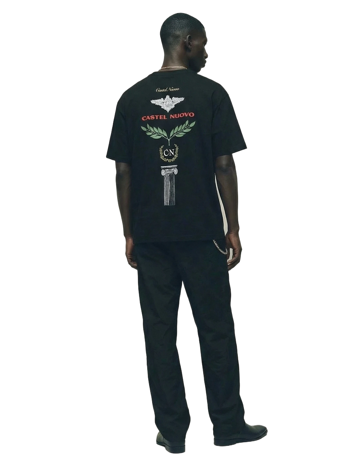 Insignia Tee in black, men's cut