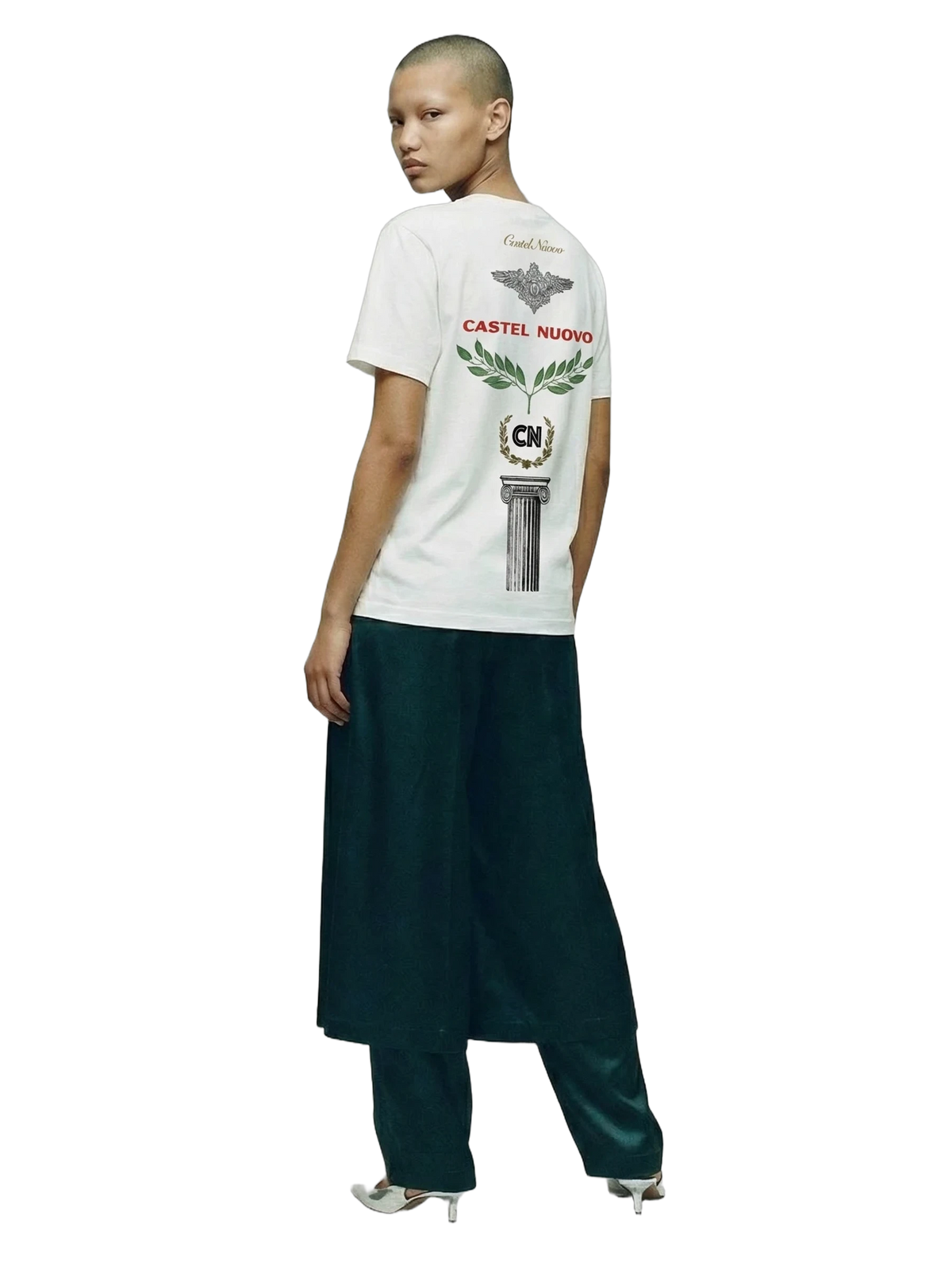 Insignia Tee in white, women's cut