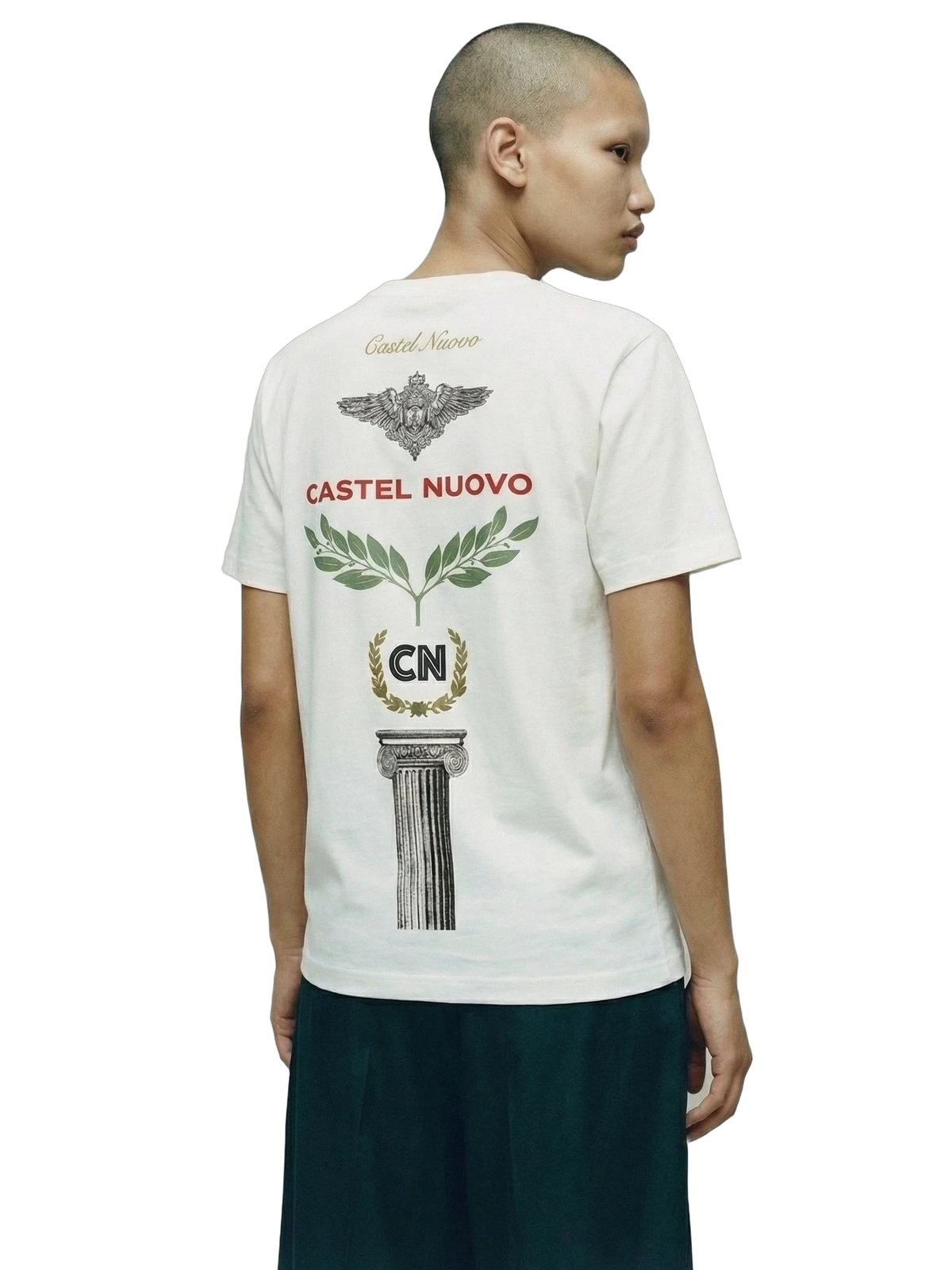 Insignia Tee in white, women's cut