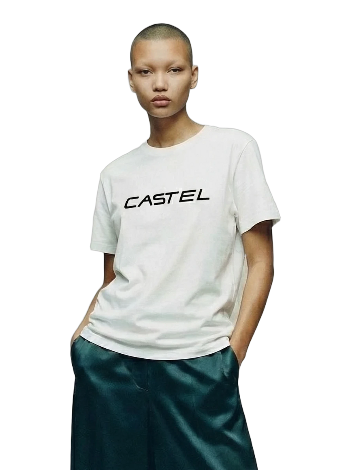 Insignia Tee in white, women's cut
