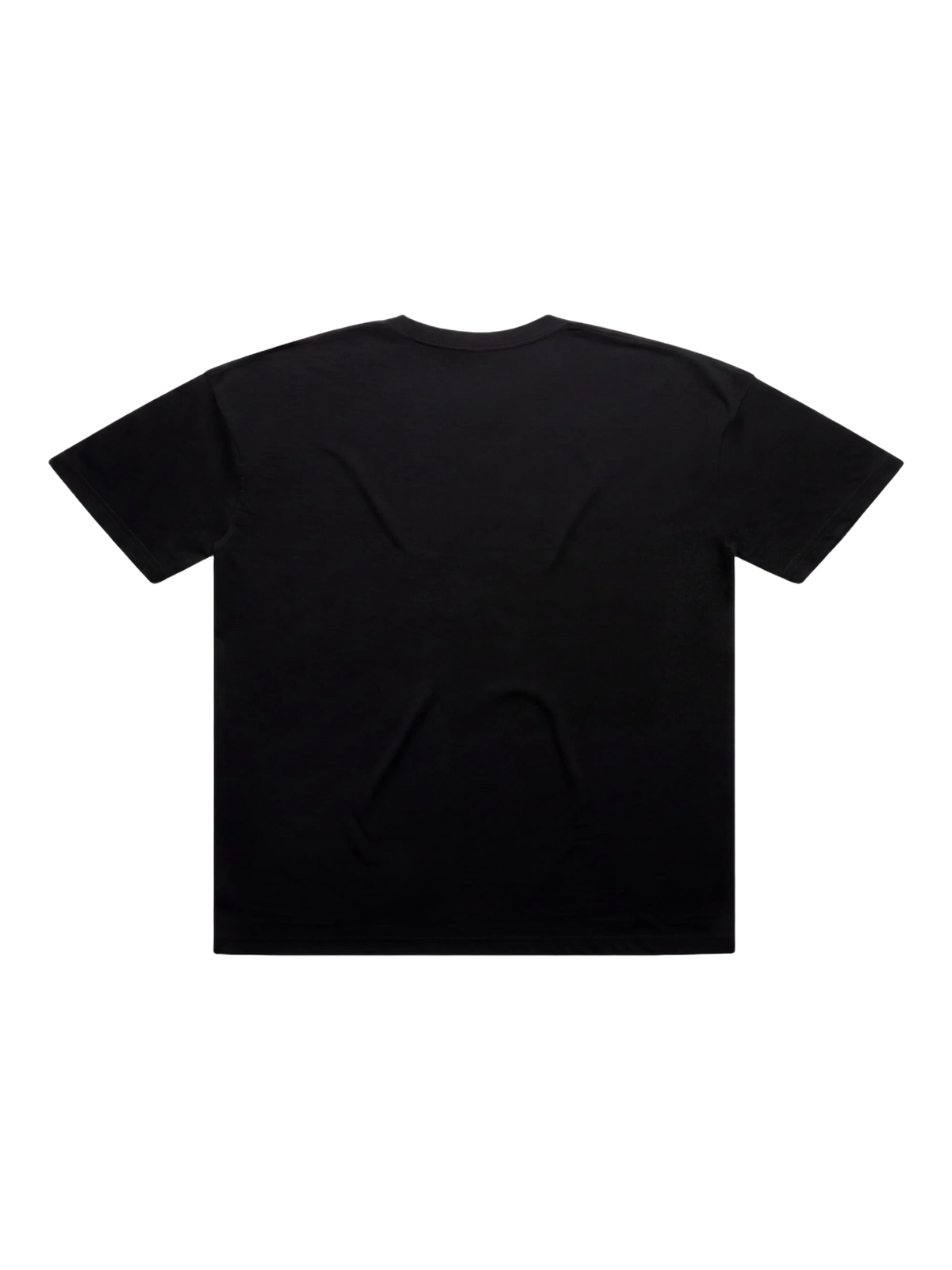 Liberta Black Tee, men's cut, flat lay