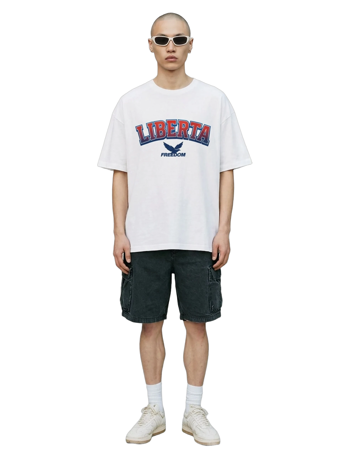 Liberta White Tee, men's cut