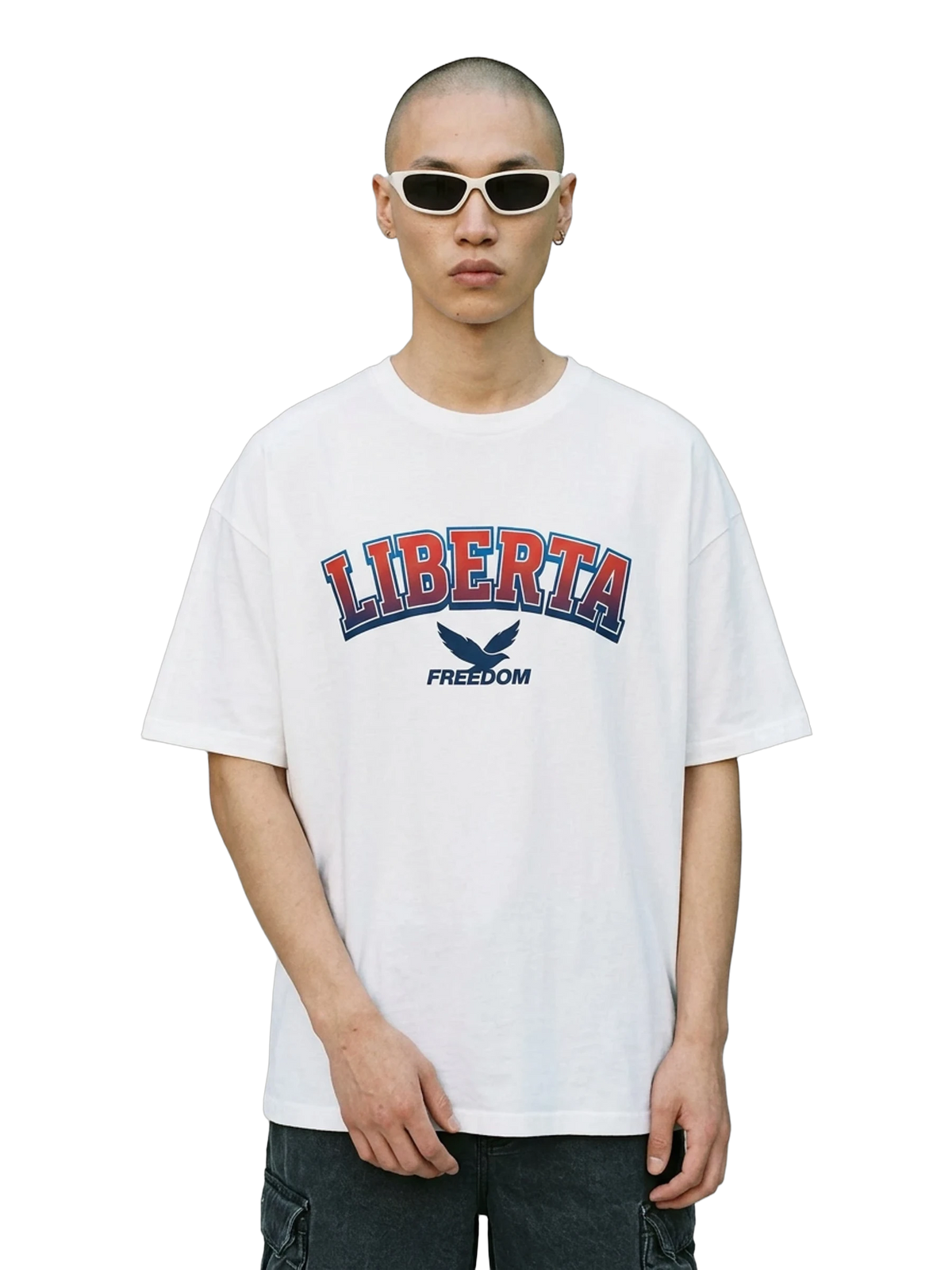 Liberta White Tee, men's cut