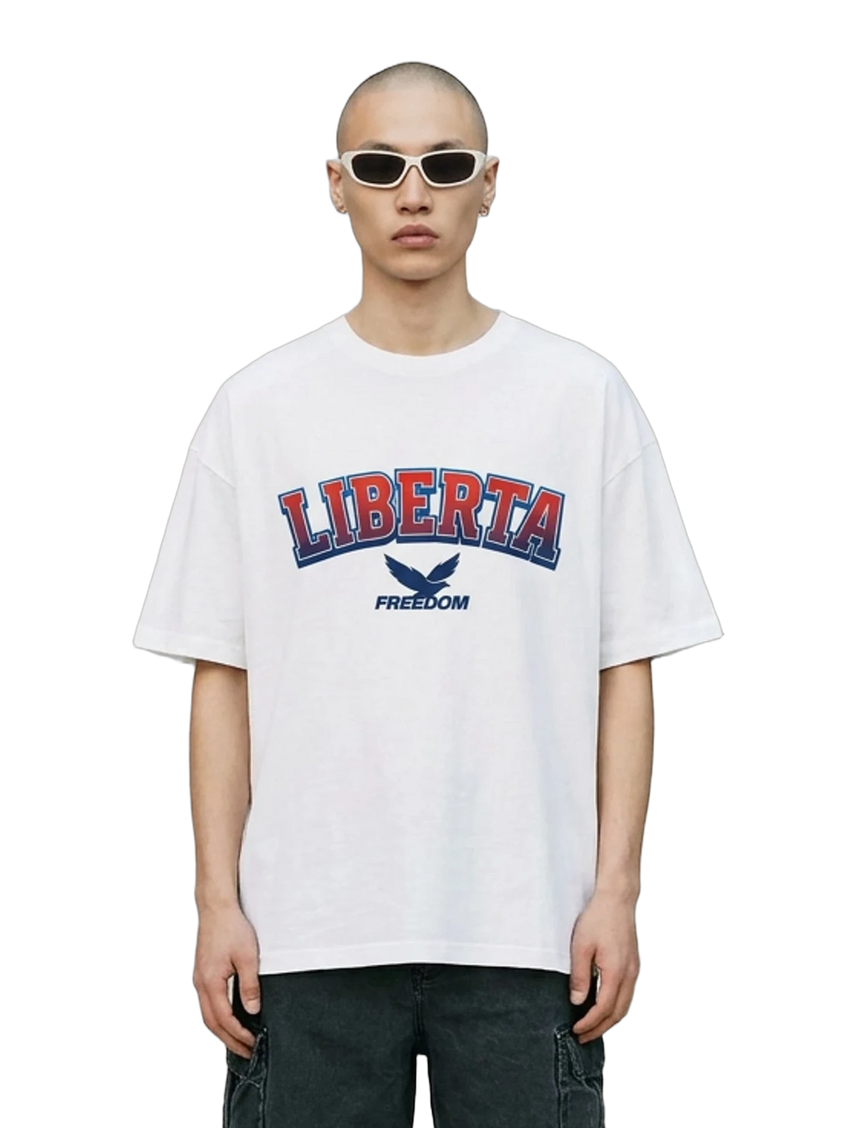Liberta White Tee, men's cut