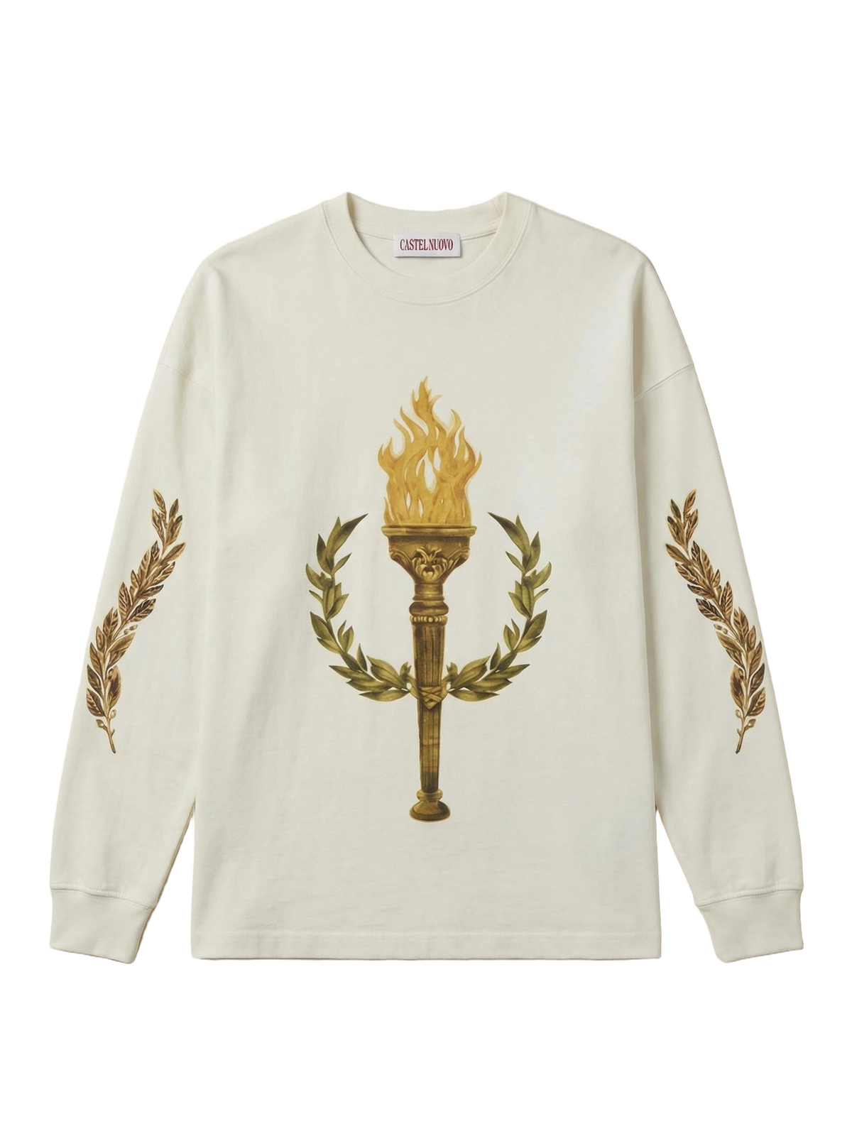 Lumen Longsleeve in white, women's cut