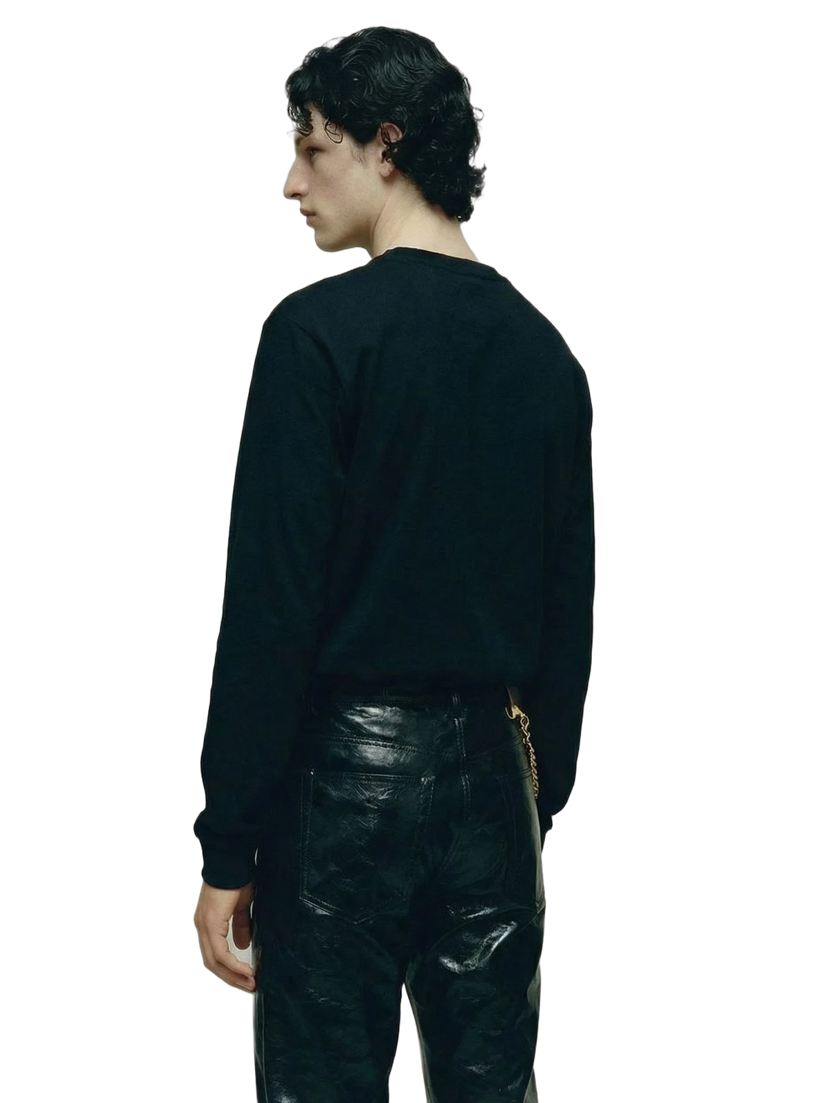 Lux Longsleeve in black, men's cut