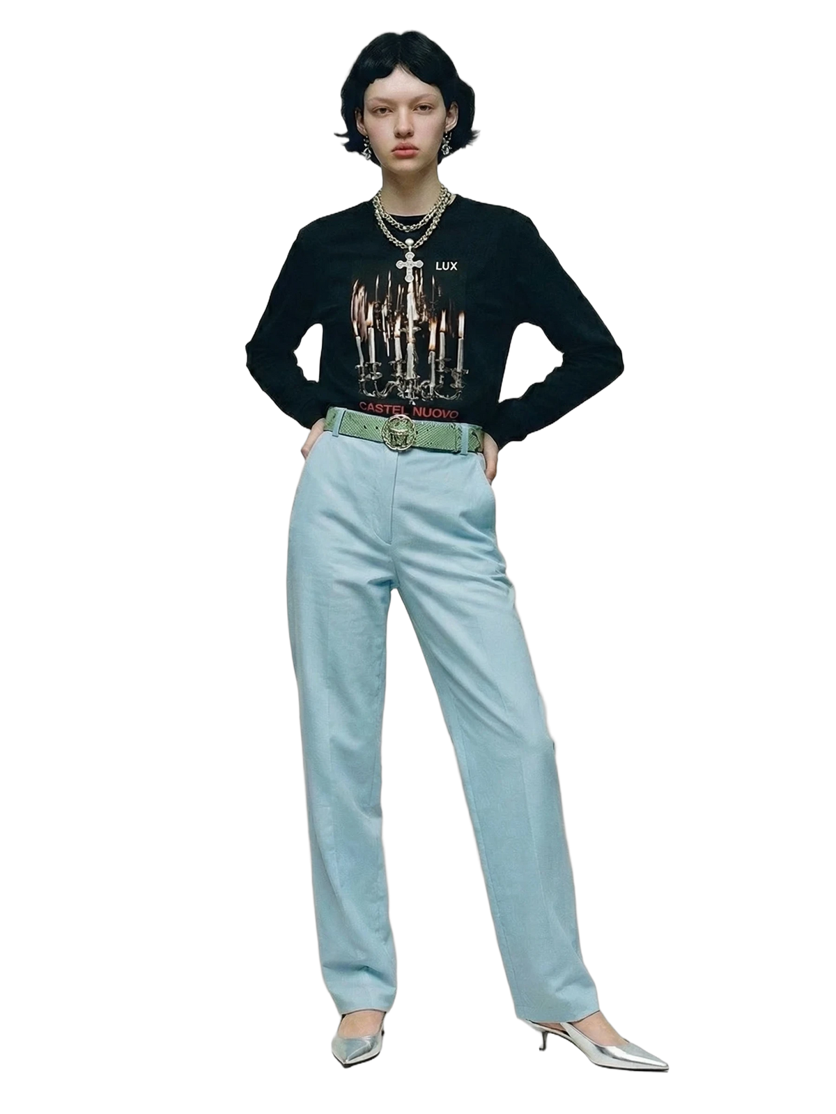 Lux Longsleeve in black, women's cut