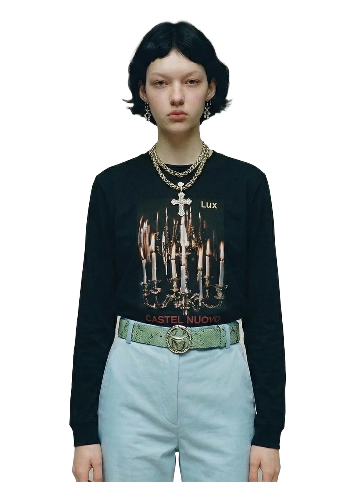 Lux Longsleeve in black, women's cut