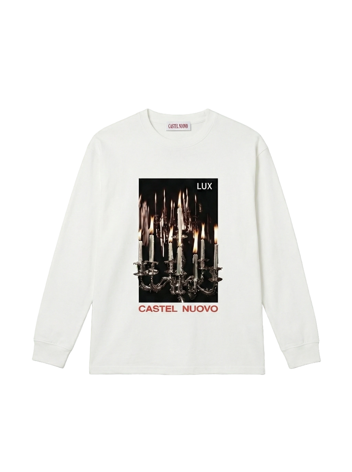 Lux Longsleeve in white, women's cut