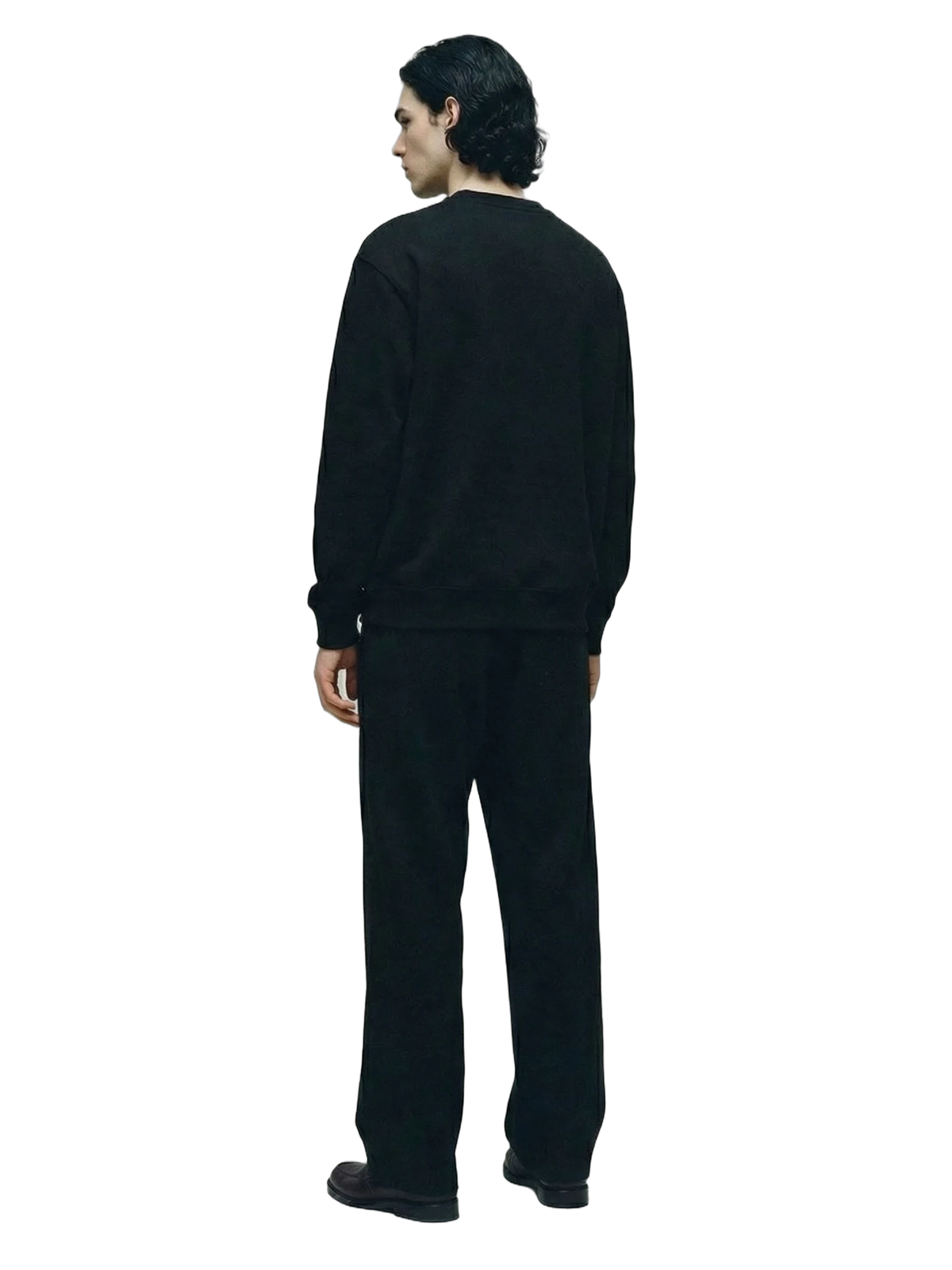 Manus Dei Crewneck in black, men's cut