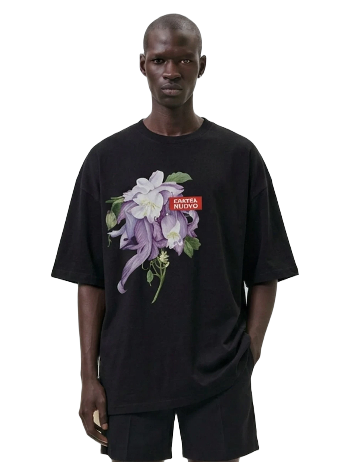 Melancholia Tee in black, men's cut