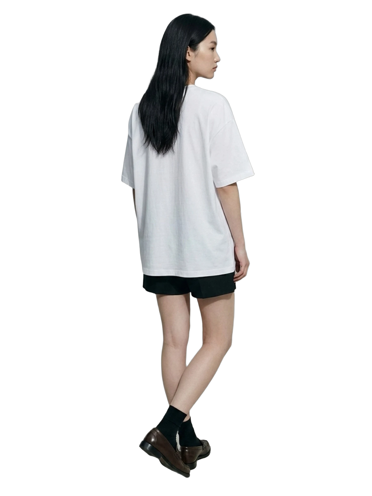 Memento Mori Tee in white, women's cut