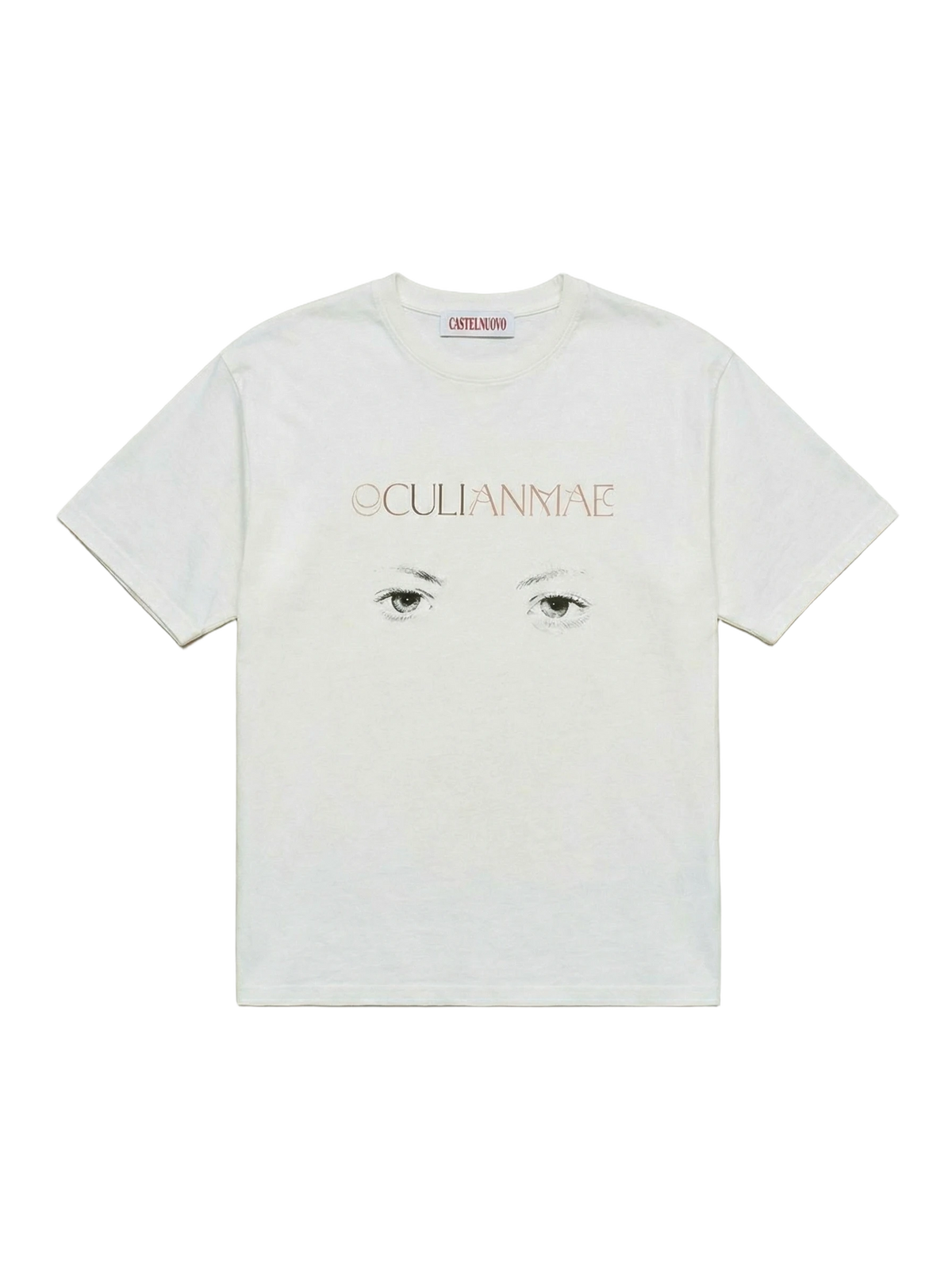 Occuli Tee in white, men's cut