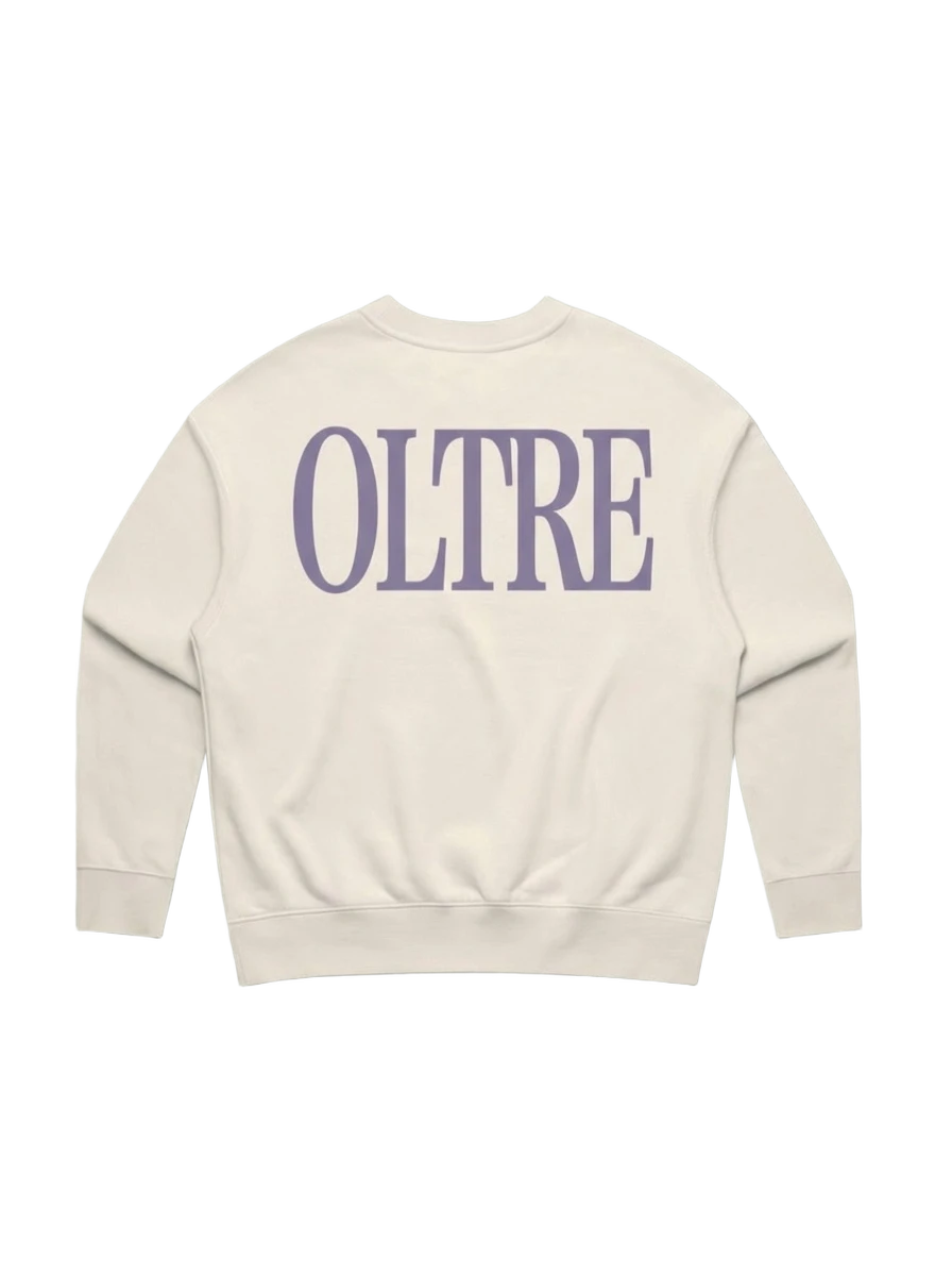 Oltre Crewneck in bone, women's cut