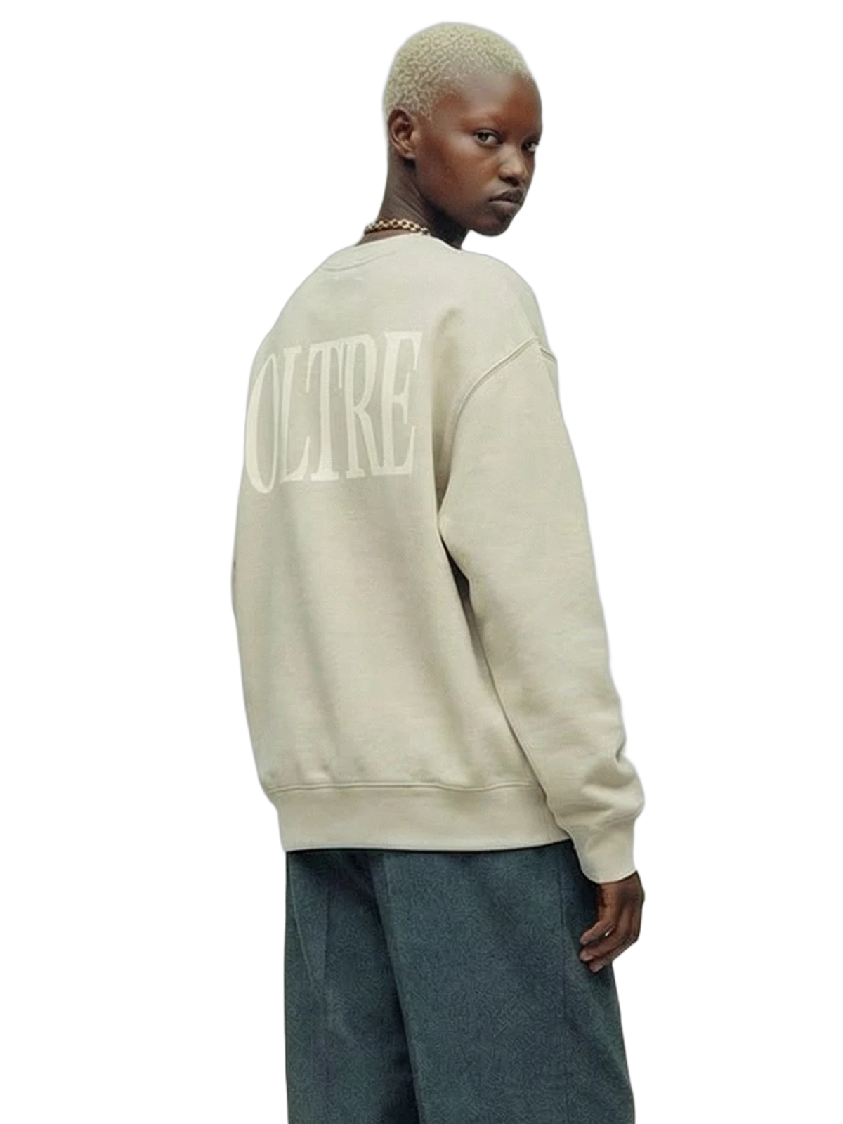 Oltre Crewneck in butter, women's cut
