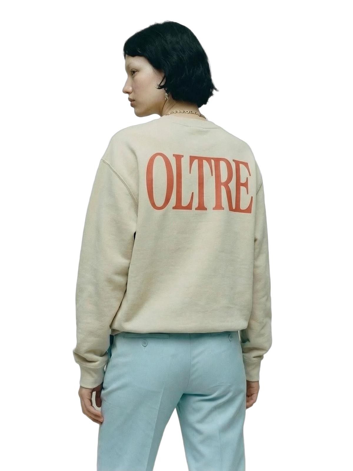 Oltre Crewneck in butter, women's cut