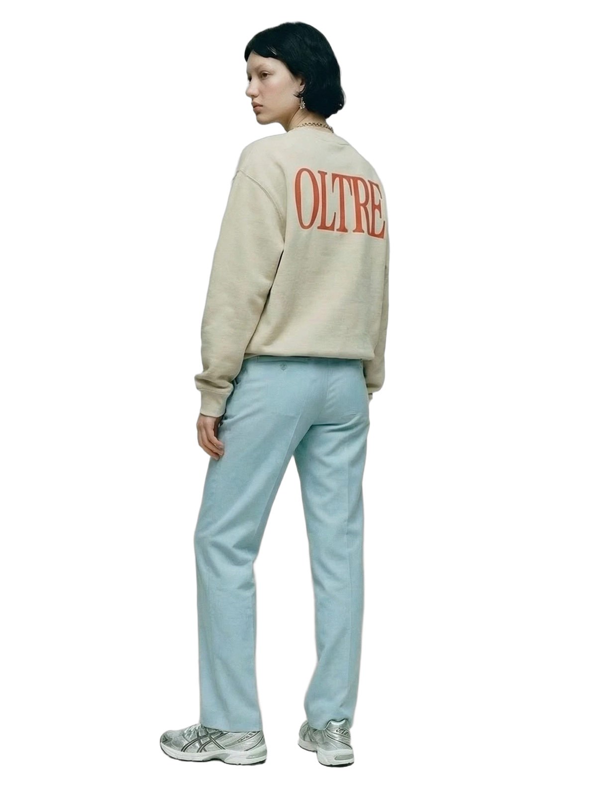 Oltre Crewneck in butter, women's cut