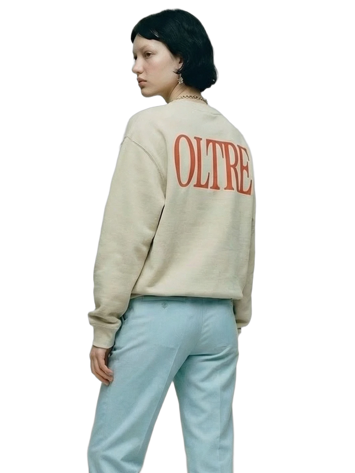 Oltre Crewneck in butter, women's cut