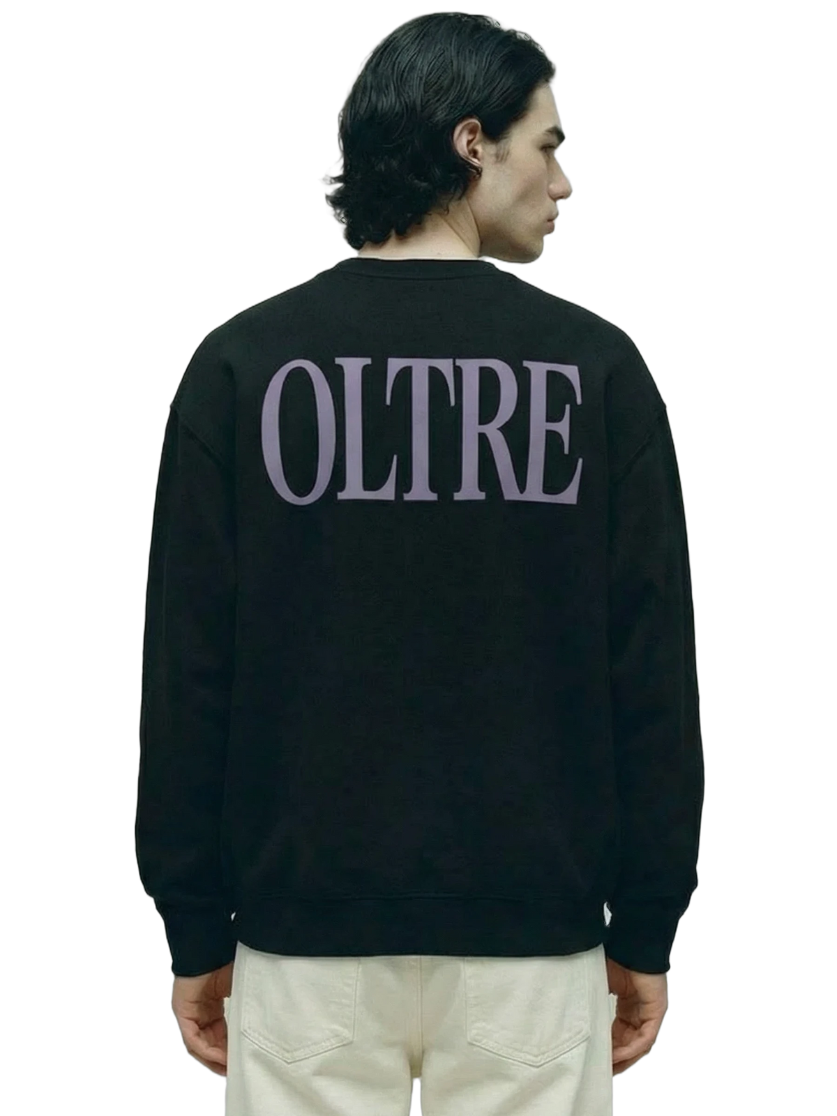 Oltre Crew in black, men's cut
