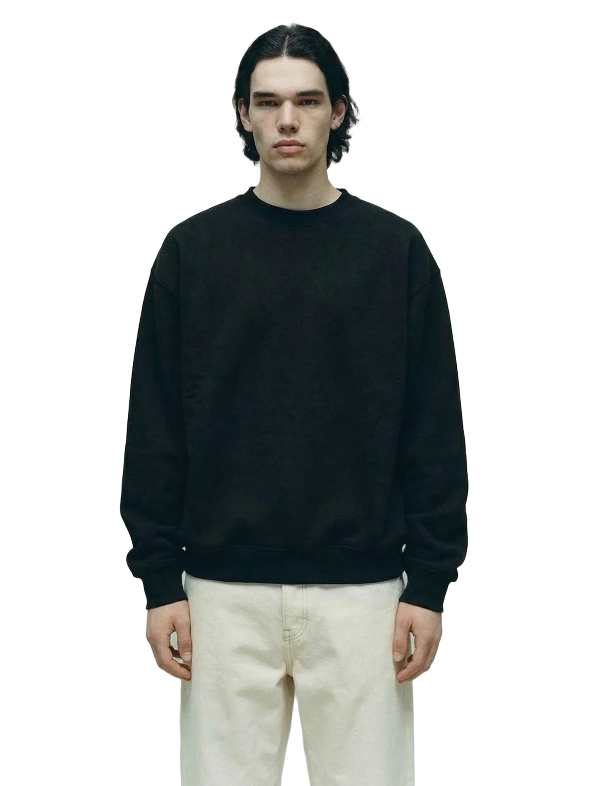Oltre Crew in black, men's cut