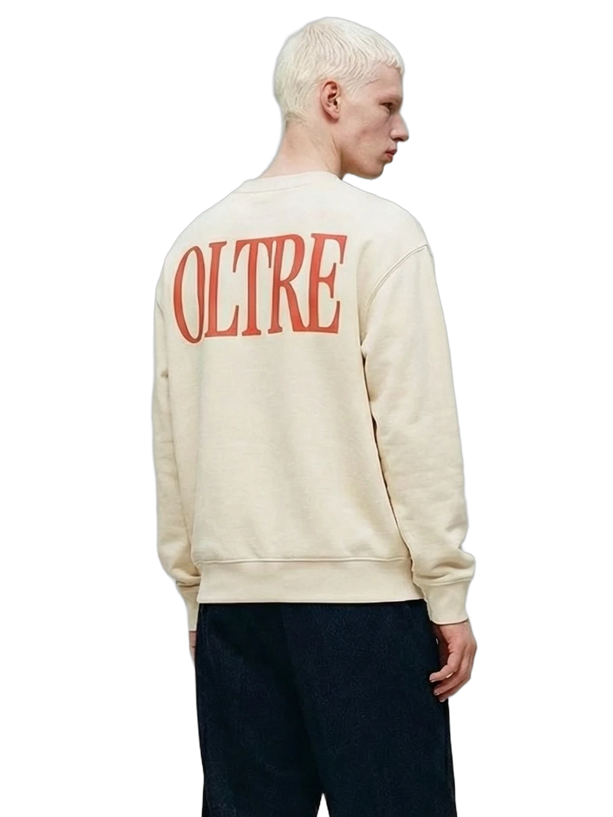 Oltre Crewneck in butter, men's cut