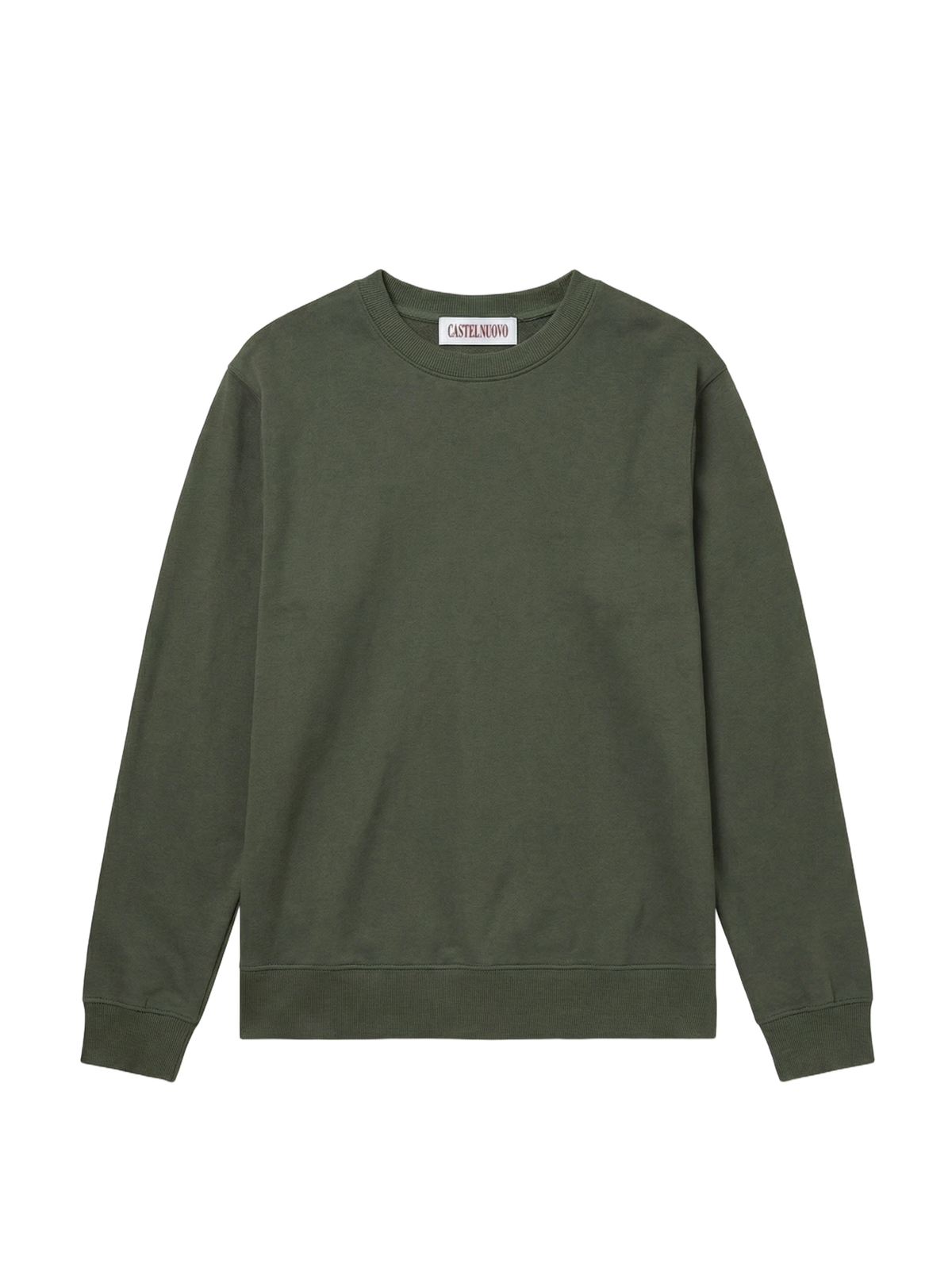 Oltre Crewneck in cypress, men's cut