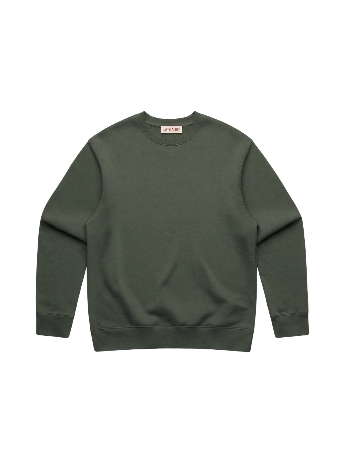 Oltre Crewneck in cypress, men's cut