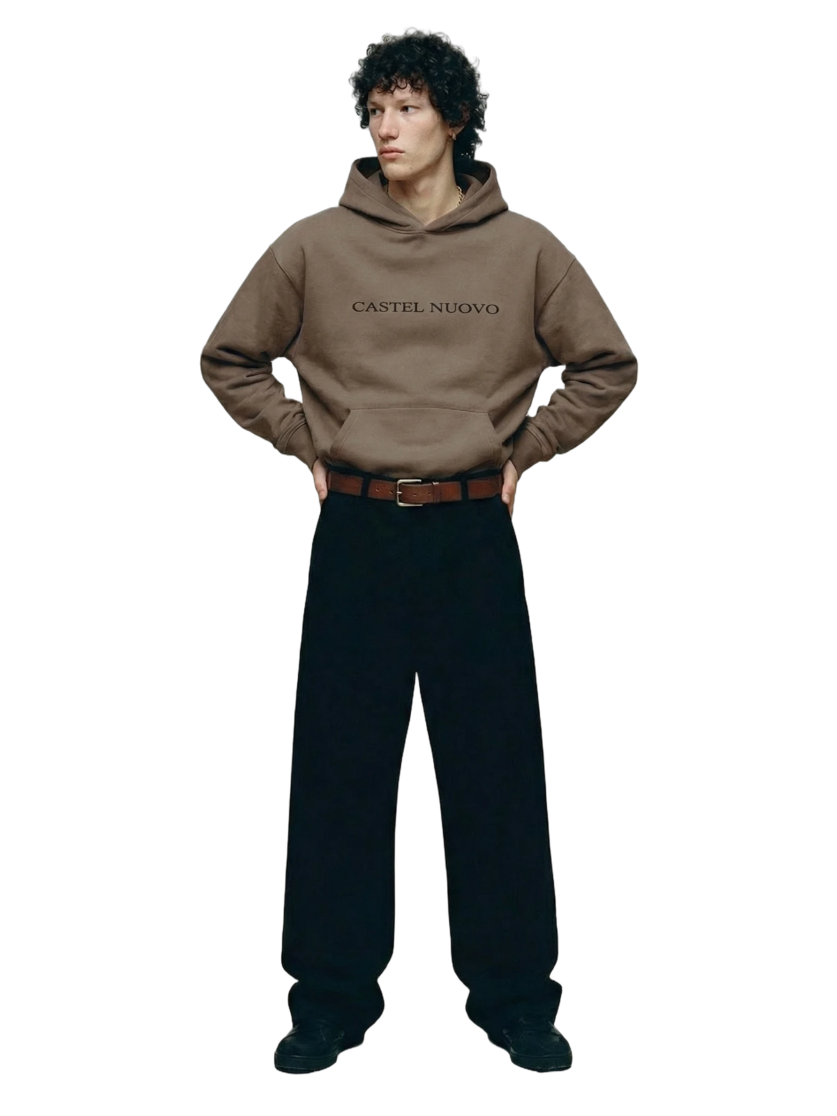 Pila Hoodie in clay, men's cut