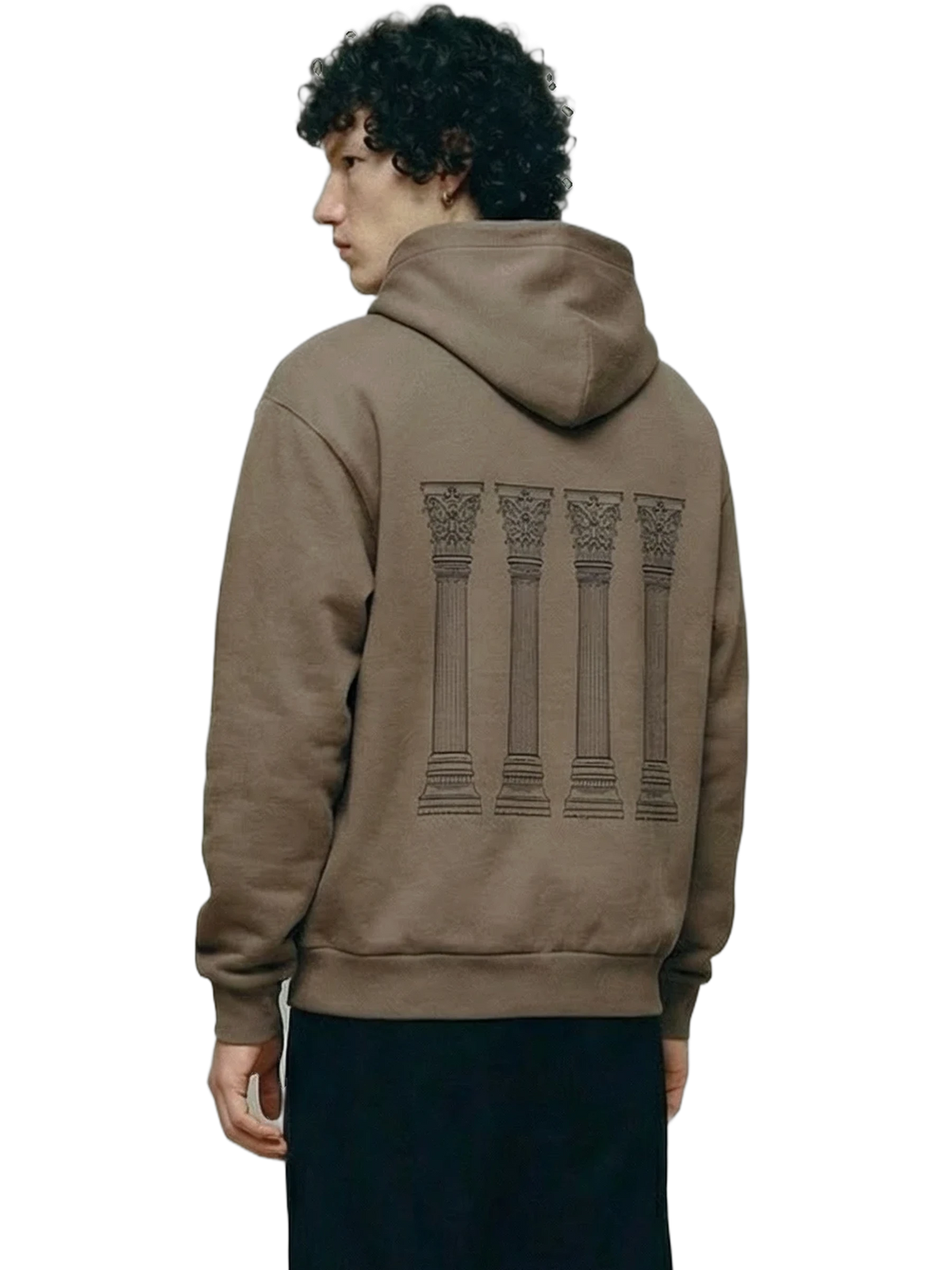 Pila Hoodie in clay, men's cut