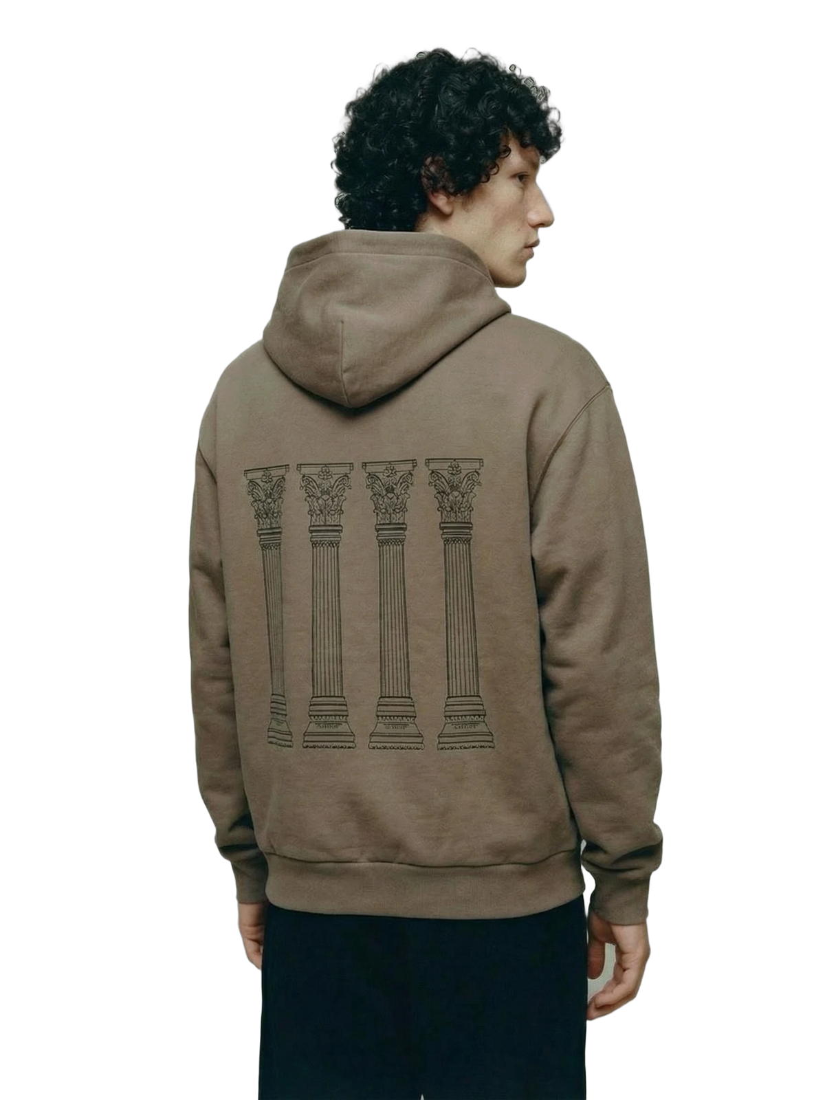 Pila Hoodie in clay, men's cut