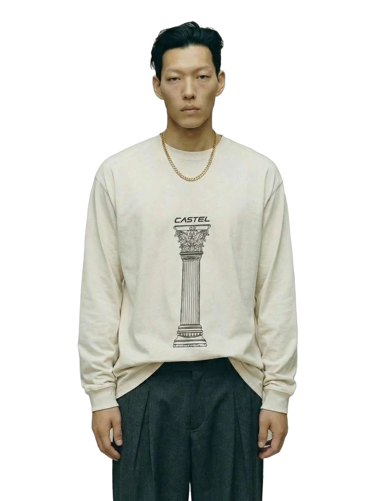Pila Longsleeve in natural, men's cut