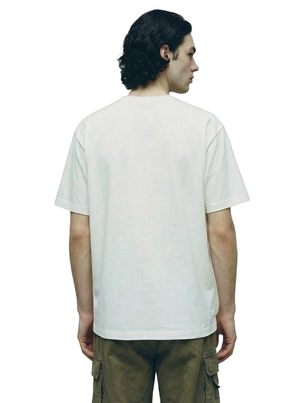 Pila Tee in white, men's cut