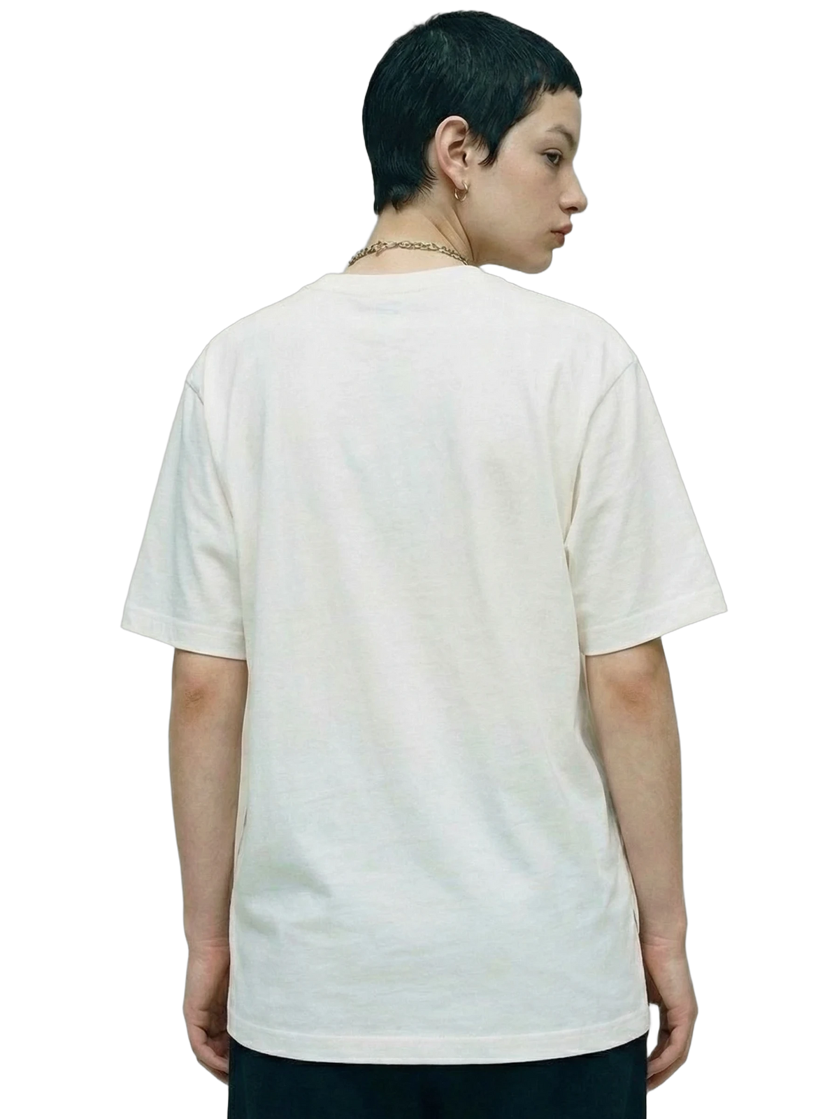 Pila Tee in white, women's cut