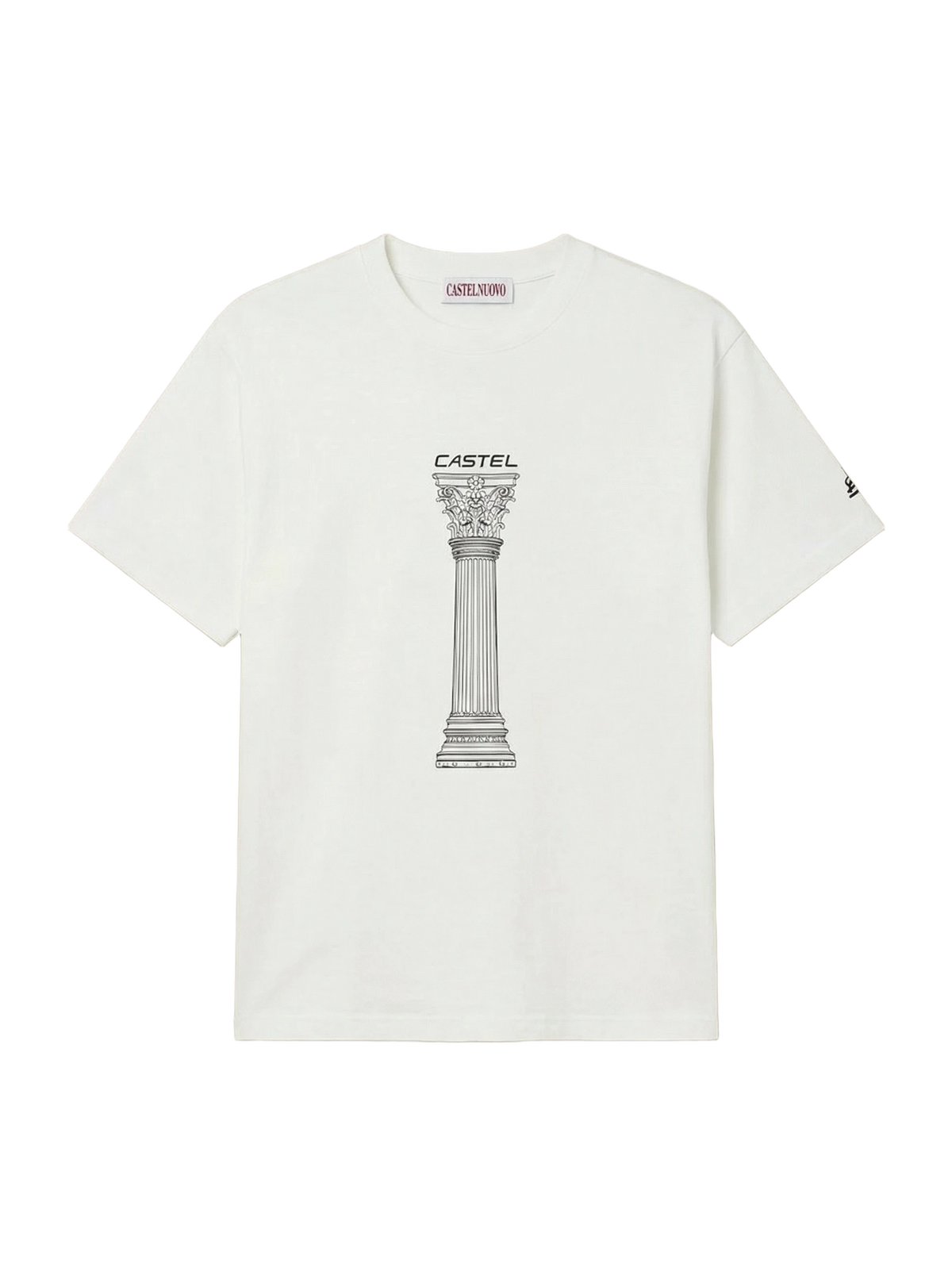 Pila Tee in white, women's cut
